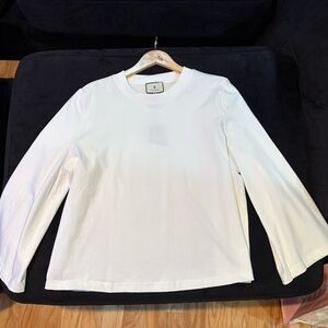 Tuckernuck Adler White Long Sleeve Tee Shirt NWT size L